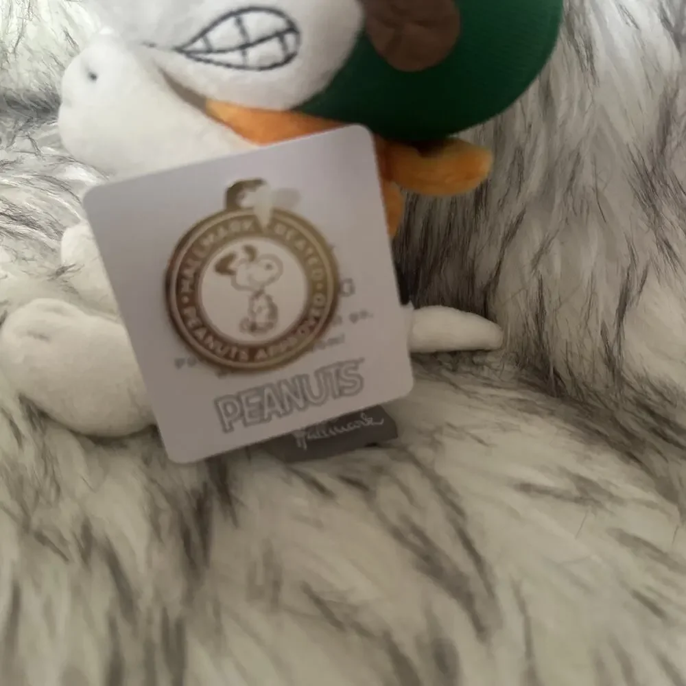 Hallmark Peanuts Snoopy as the Flying Ace Zip-Along Plush Toy New With Tag